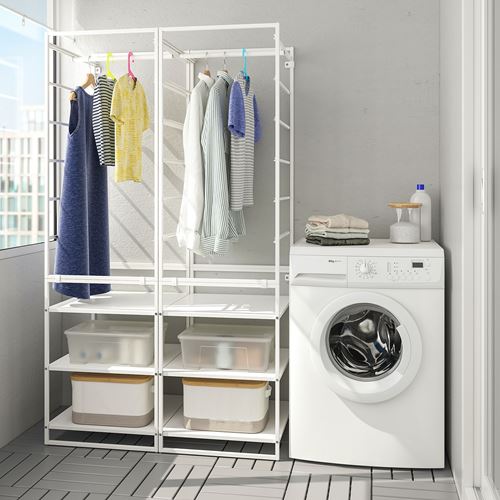 IKEA - JONAXEL, clothes storage, white, 99x51x173 cm