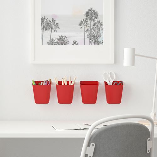 IKEA - SUNNERSTA, kutu, kırmızı, 12x11 cm