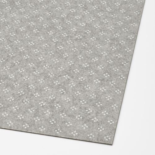 IKEA - KOMPLEMENT, drawer mat, light grey patterned, 90x30 cm