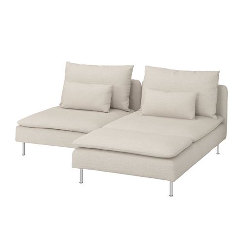 2-seat sofa with chaise longue