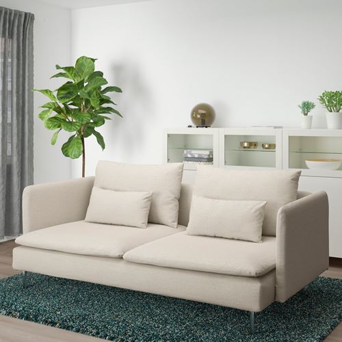 IKEA - SÖDERHAMN, 3-seat sofa, Gunnared beige
