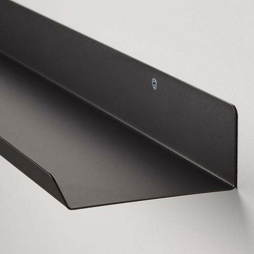 IKEA - MALMBACK, picture ledge, dark grey, 60 cm