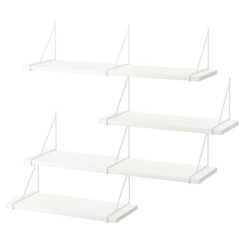 IKEA - BERGSHULT/PERSHULT, wall shelf, white