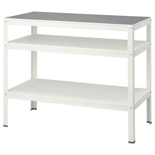 IKEA - BROR, work bench, white, 110x55 cm