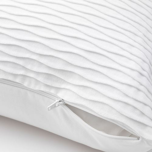 IKEA - VANDEROT, lace pillow, white, 50x50 cm