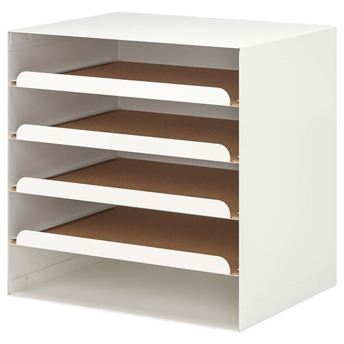 IKEA - KVISSLE, letter tray, white, 32x25x32 cm