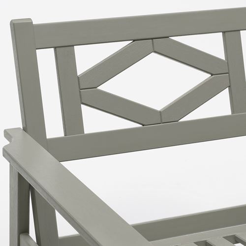 IKEA - BONDHOLMEN, garden armchair, grey