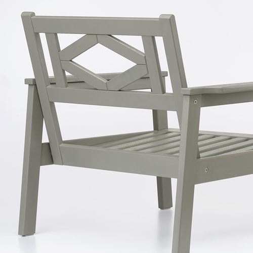 IKEA - BONDHOLMEN, garden armchair, grey