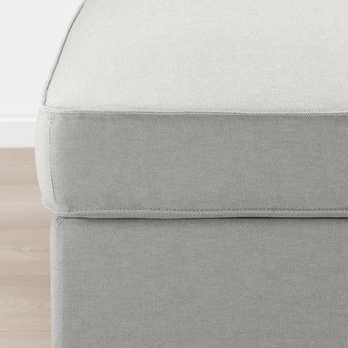 IKEA - KIVIK, pouffe with storage, orrsta light grey