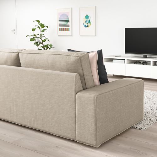 IKEA - KIVIK, 3'lü kanepe, hillared bej