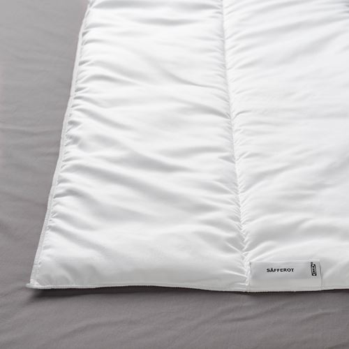 IKEA - SAFFEROT, double duvet, white, 240x220 cm