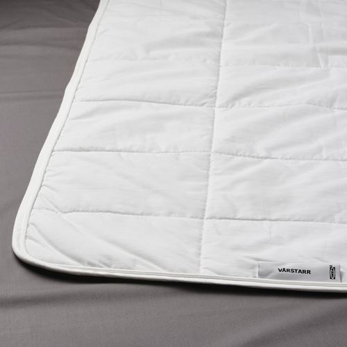 IKEA - VARSTARR, double duvet, white, cool