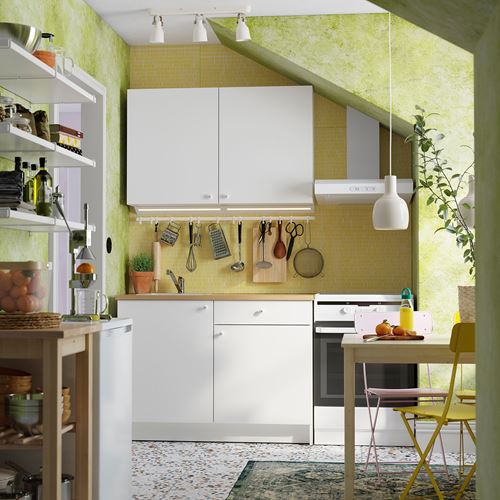 IKEA - KNOXHULT, kitchen storage combination, white, 120x61x220 cm