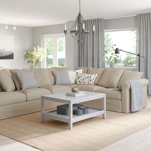 IKEA - GRÖNLID, 5'li köşe kanepe, sporda natürel