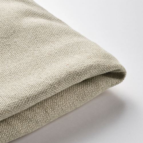 IKEA - STRANDMON, pouffe cover, risane natural