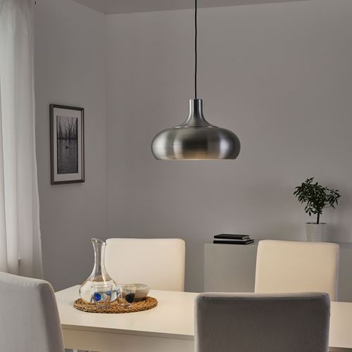 IKEA - VAXJÖ, pendant lamp, aluminium color