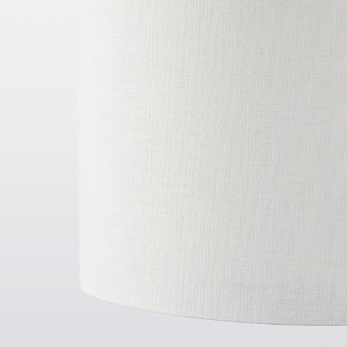 IKEA - RINGSTA/SKAFTET, floor lamp, white/nickel plated