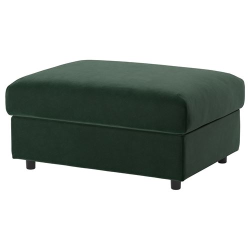 IKEA - VIMLE, pouffe with storage frame, colourless