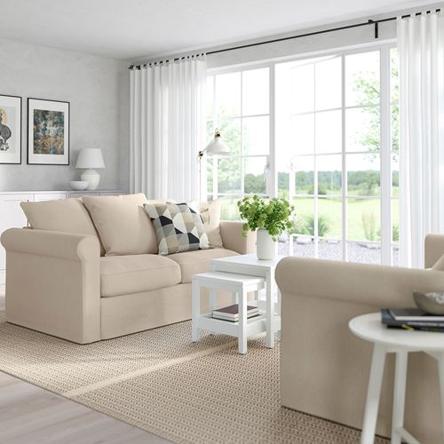 IKEA - GRÖNLID, 2-seat sofa, sporda natural