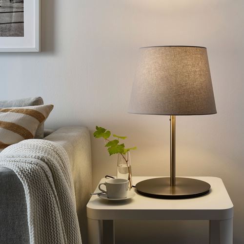 IKEA - SKOTTORP, lamp shade, light grey