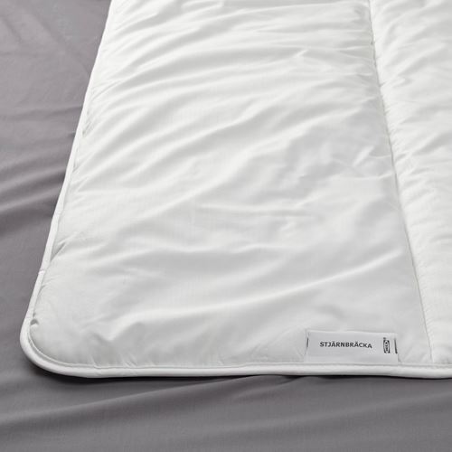 IKEA - STJARNBRACKA, double duvet, white, extra warm