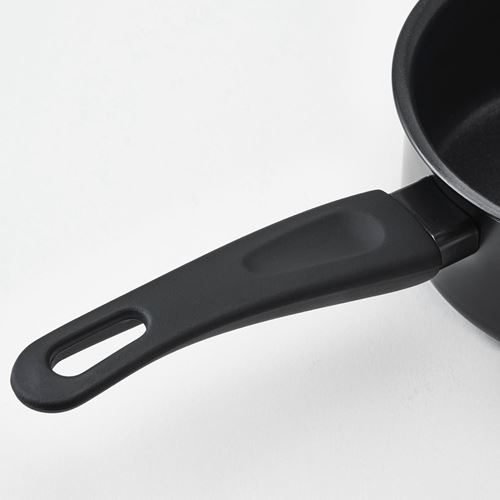 IKEA - HEMLAGAD, teflon sauce pan, black, 1 l