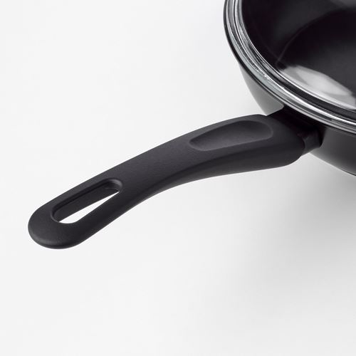 IKEA - HEMLAGAD, saute pan, black, 26 cm