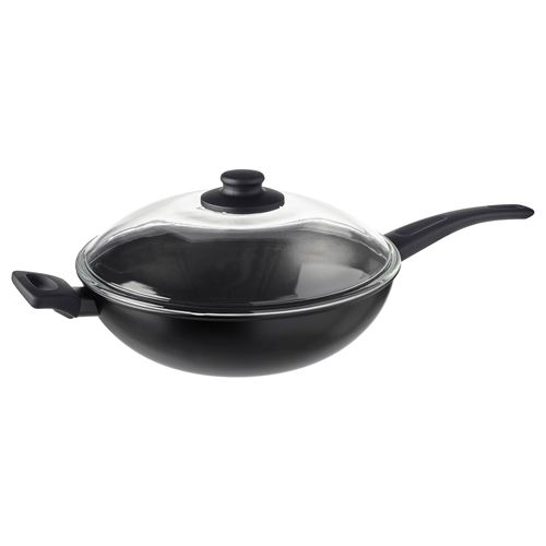 IKEA - HEMLAGAD, saute pan, black, 28 cm