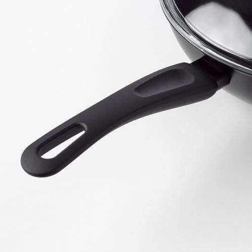 IKEA - HEMLAGAD, saute pan, black, 28 cm