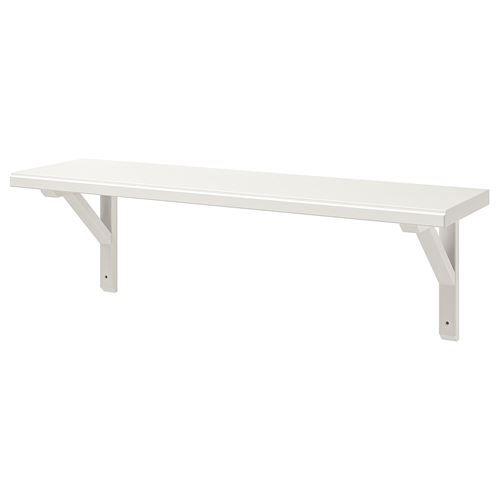 IKEA - TRANHULT/SANDSHULT, wall shelf, white, 80x20 cm