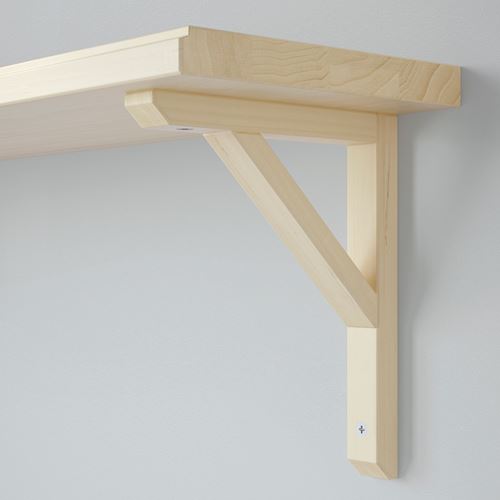 IKEA - TRANHULT/SANDSHULT, wall shelf, aspen, 80x20 cm