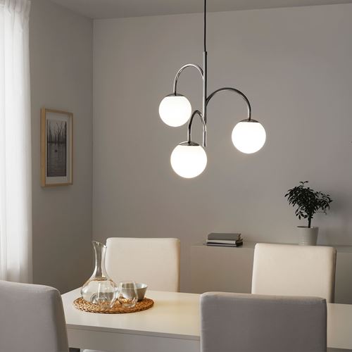 IKEA - SIMRISHAMN, pendant lamp, chrome-plated