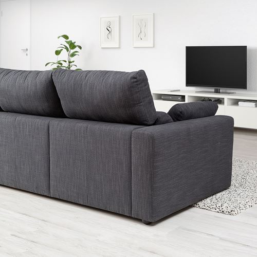 IKEA - ESKILSTUNA, 2'li kanepe, hillared antrasit