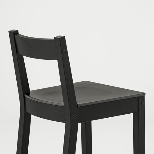 IKEA - NORDVIKEN, bar chair, black, 62 cm