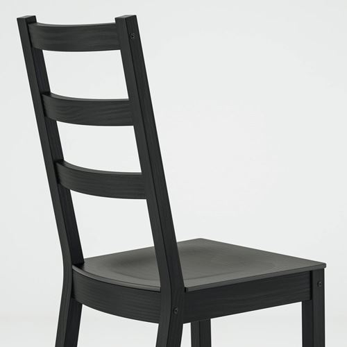 IKEA - NORDVIKEN, wooden chair, black