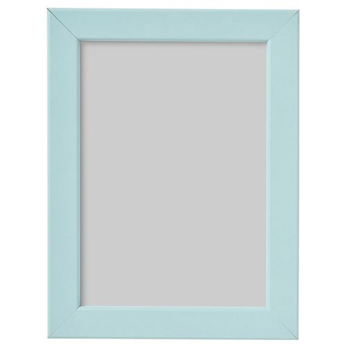 IKEA - FISKBO, colorful frame, light blue, 13x18 cm