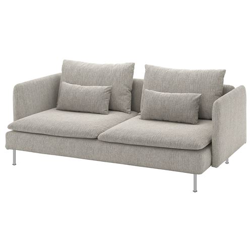 IKEA - SÖDERHAMN, 3-seat sofa, viarp beige-brown