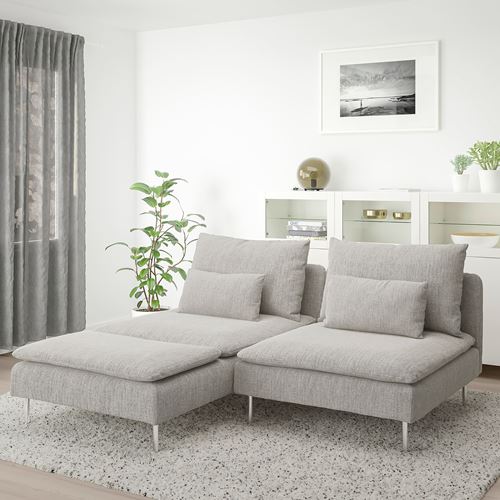 IKEA - SÖDERHAMN, 2-seat sofa, viarp beige-brown