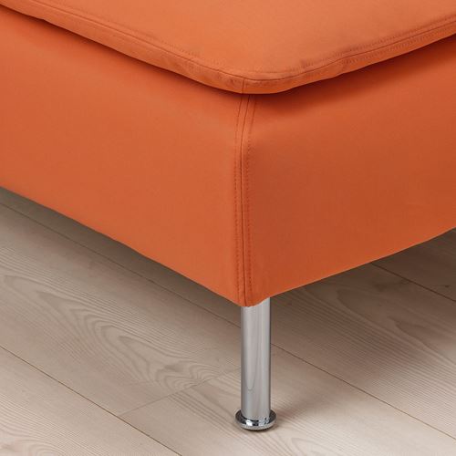 IKEA - SÖDERHAMN, 3-seat sofa, samsta orange