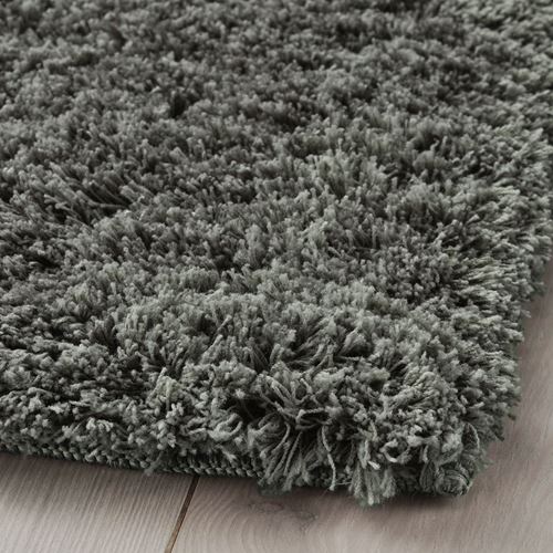 IKEA - LINDKNUD, rug, dark grey, 80x150 cm