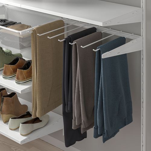 IKEA - BOAXEL, raf ünitesi, beyaz, 125x40x201 cm