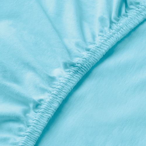 IKEA - LEN, children fitted sheet, blue, 80x165 cm