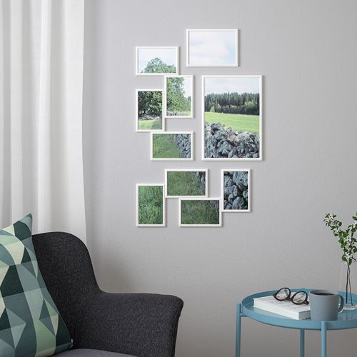 IKEA - YLLEVAD, collage frame, white, 10,3x15,3 cm