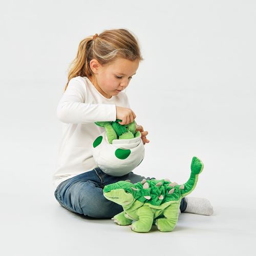 IKEA - JATTELIK, soft toy, green, 37 cm