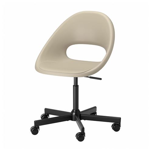 IKEA - ELDBERGET/MALSKAR, office chair, beige/black