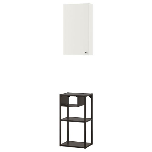 IKEA - ENHET, shelving unit, white/anthracite, 40x30x150 cm