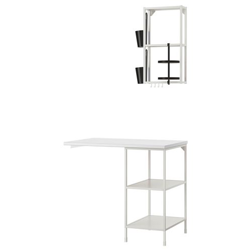 IKEA - ENHET, Open Shelving Unit, white/anthracite, 40x60x75 cm