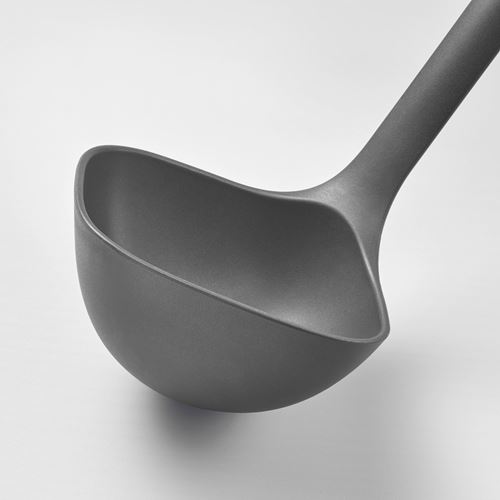 IKEA - FULLANDAD, soup ladle, grey, 31 cm