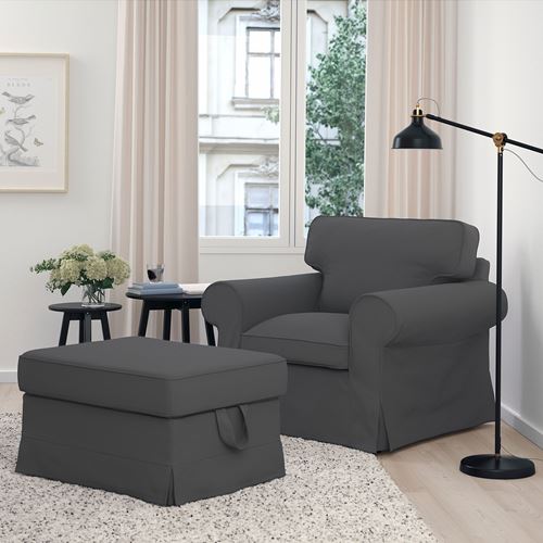 IKEA - EKTORP, armchair, hallarp grey