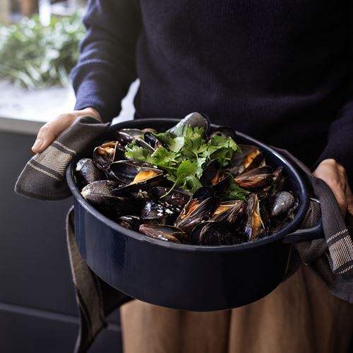 IKEA - VARDAGEN, emaye tencere, emaye çelik, 5 lt